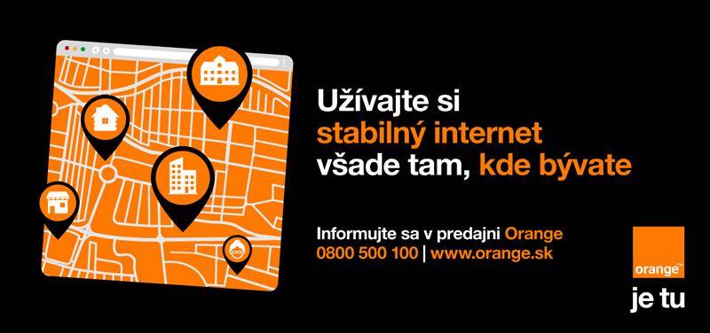 Užívajte si stabilný optický internet a TV od Orangeu už aj vo vašej obci. K Orange TV dostanete 31-dňový TV archív a Wi-Fi modem zdarma, vrátane kupónu na zariadenie až do výšky 35€. Nezmeškajte limitovanú ponuku na vašej adrese a navštívte našu predajňu alebo volajte na 0800 500 100.