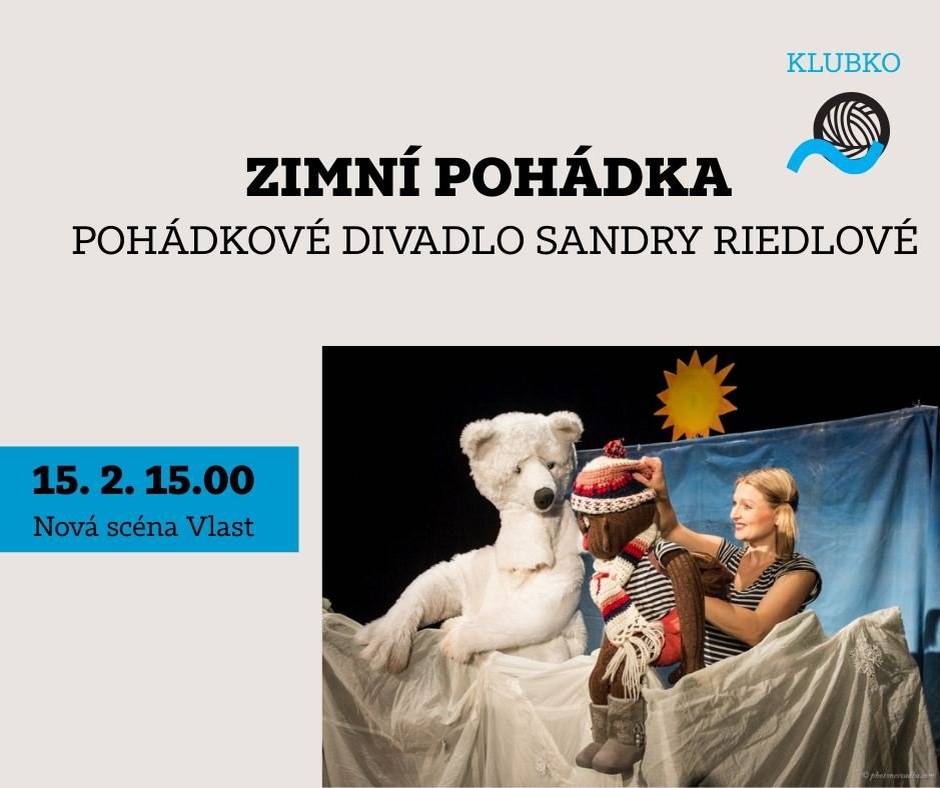 15/2/2026 • od 15 hodin • Kino Vlast  Malý černoušek se vypraví na sever, do Grónska, aby konečně uviděl sníh. Seznámí se s eskymákem Nanukem, ledním medvědem Ursusem. Poprvé bude sekat díru do ledu a uloví rybu a hlavně, uvidí sníh a potká Sněhovou vločku. Za tuto pohádku získáte razítko do KLUBKO karty. 4 navštívené pohádky - 4 razítka - pátá pohádka zdarma.  VSTUPENKY ZDE: Prodejní systém / Národní dům Frýdek-Místek | Zimní pohádka