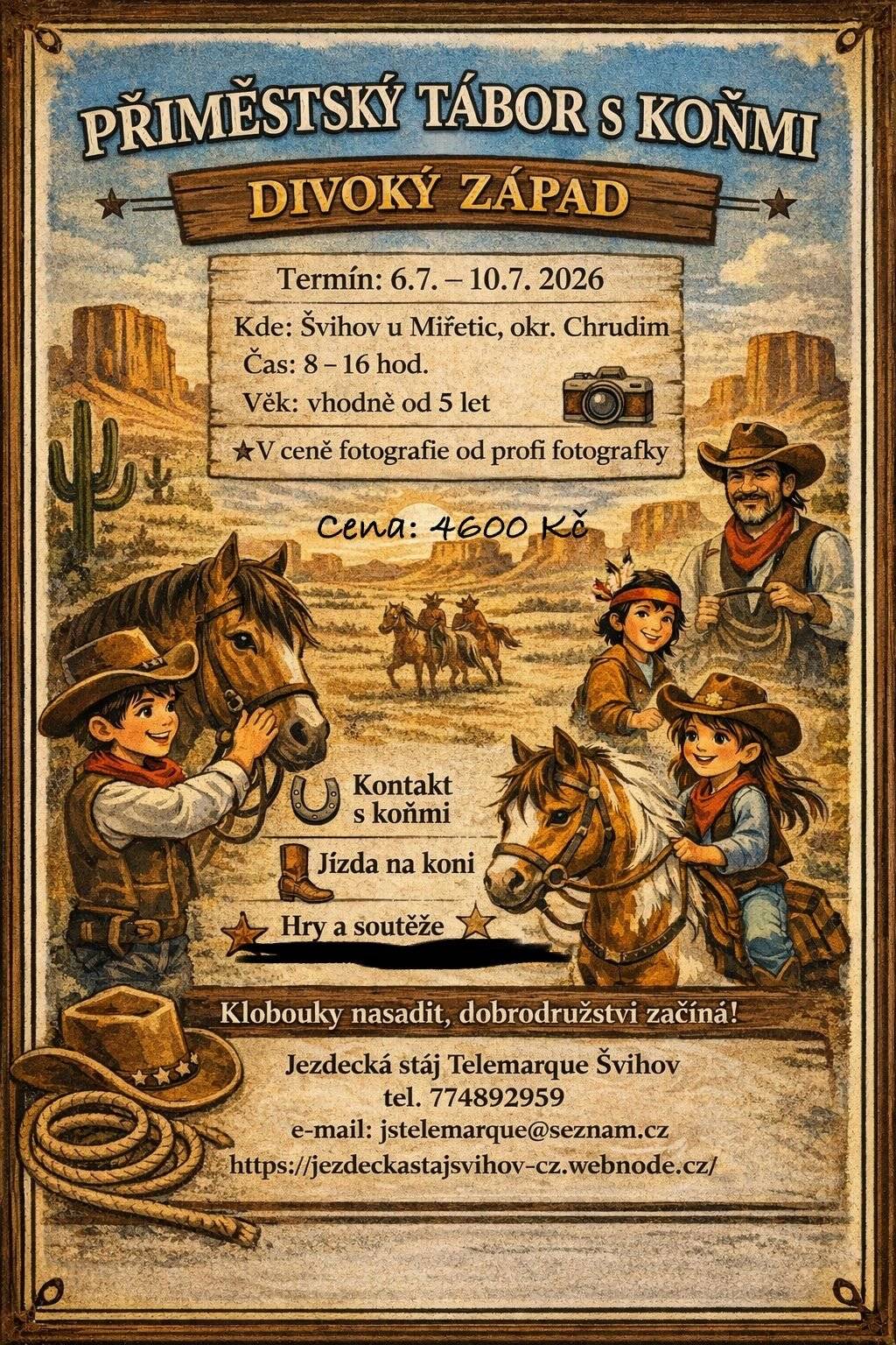Příměstský tábor s koňmi