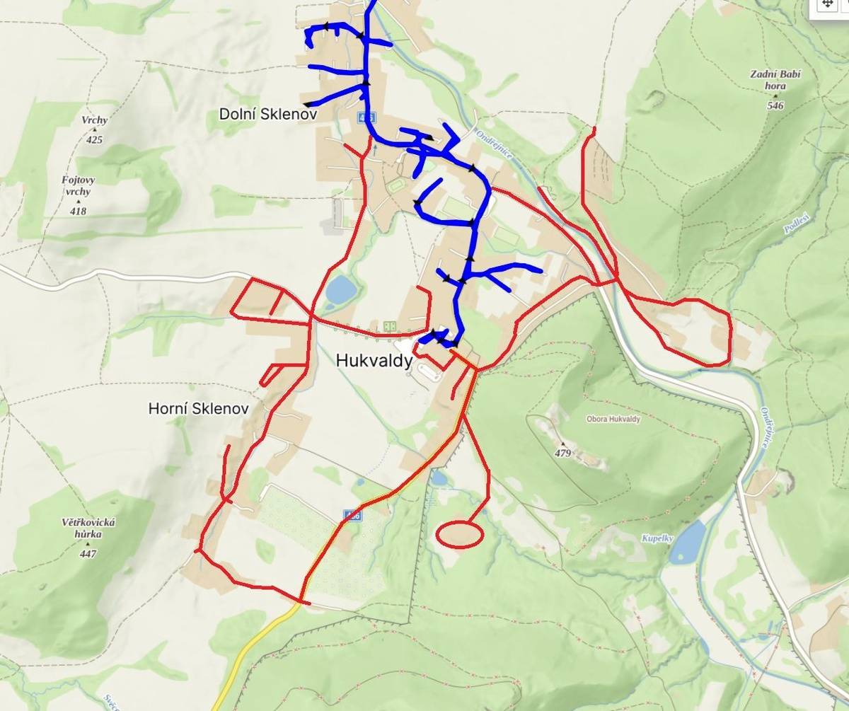 Z důvodu poruchy svozového vozidla dnes nebyly vyvezeny popelnice v části Dolního Sklenova a Hukvald, na Horním Sklenově a chatovišti.