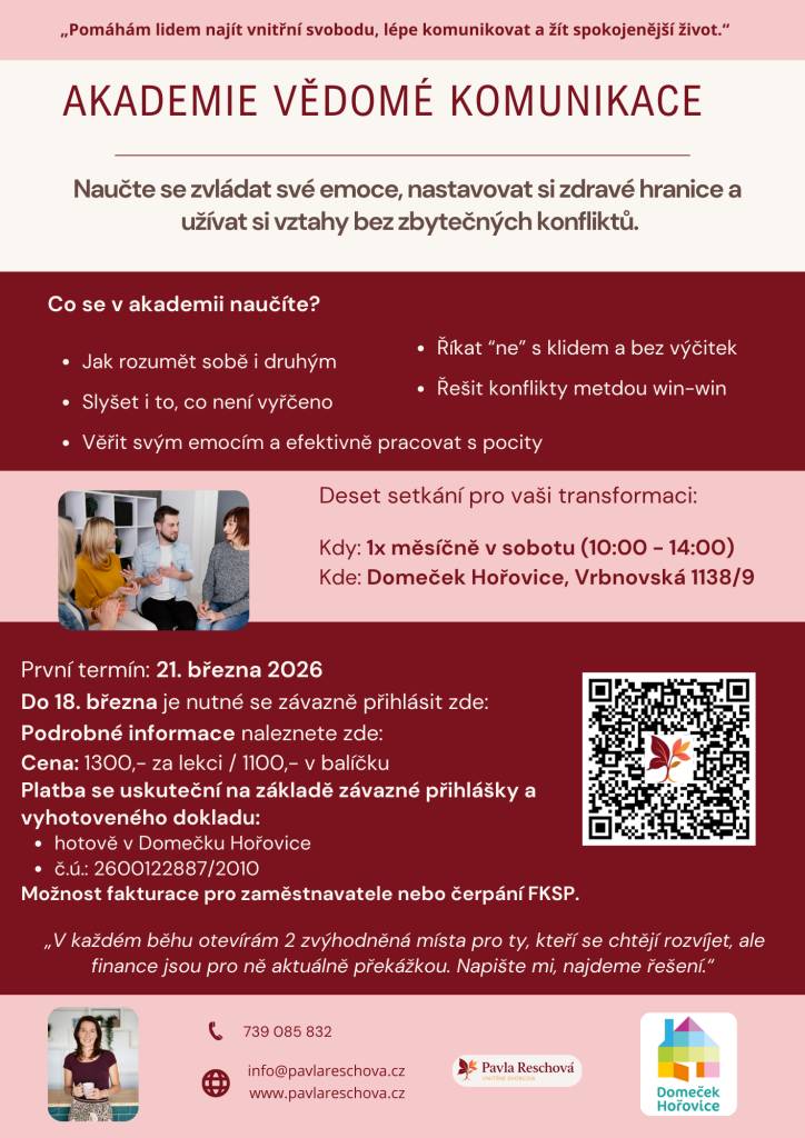 Aneb jak zvládat své emoce, nastavovat si zdravé hranice a užívat si vztahy bez zbytečných konfliktů.