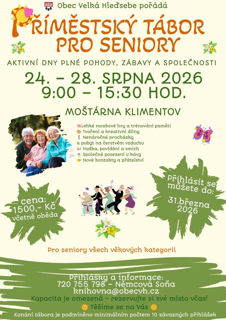 24. - 28. srpna 2026, moštárna Klimentov.