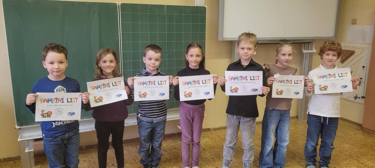 Dne 5. 2. 2026 se na naší škole uskutečnila recitační soutěž pro žáky 1.–5. ročníků.