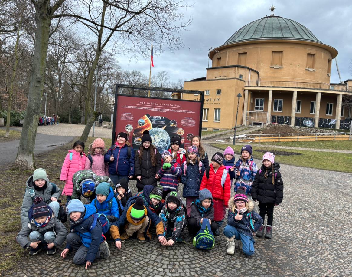 Planetárium Praha má nejmodernější  projekční kopuli v Evropě.  My jsme viděli pořad Polaris.