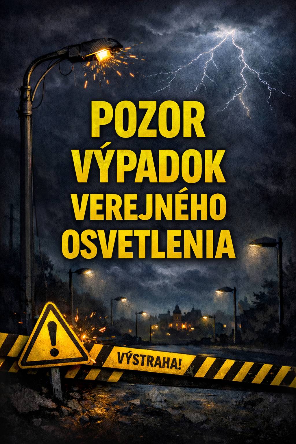 Na časti ulice Hlavná a uliciach Ondavská, Krížna a Huštak je výpadok verejného osvetlenia z dôvodu silného vetra. Porucha sa aktuálne nedá opraviť.