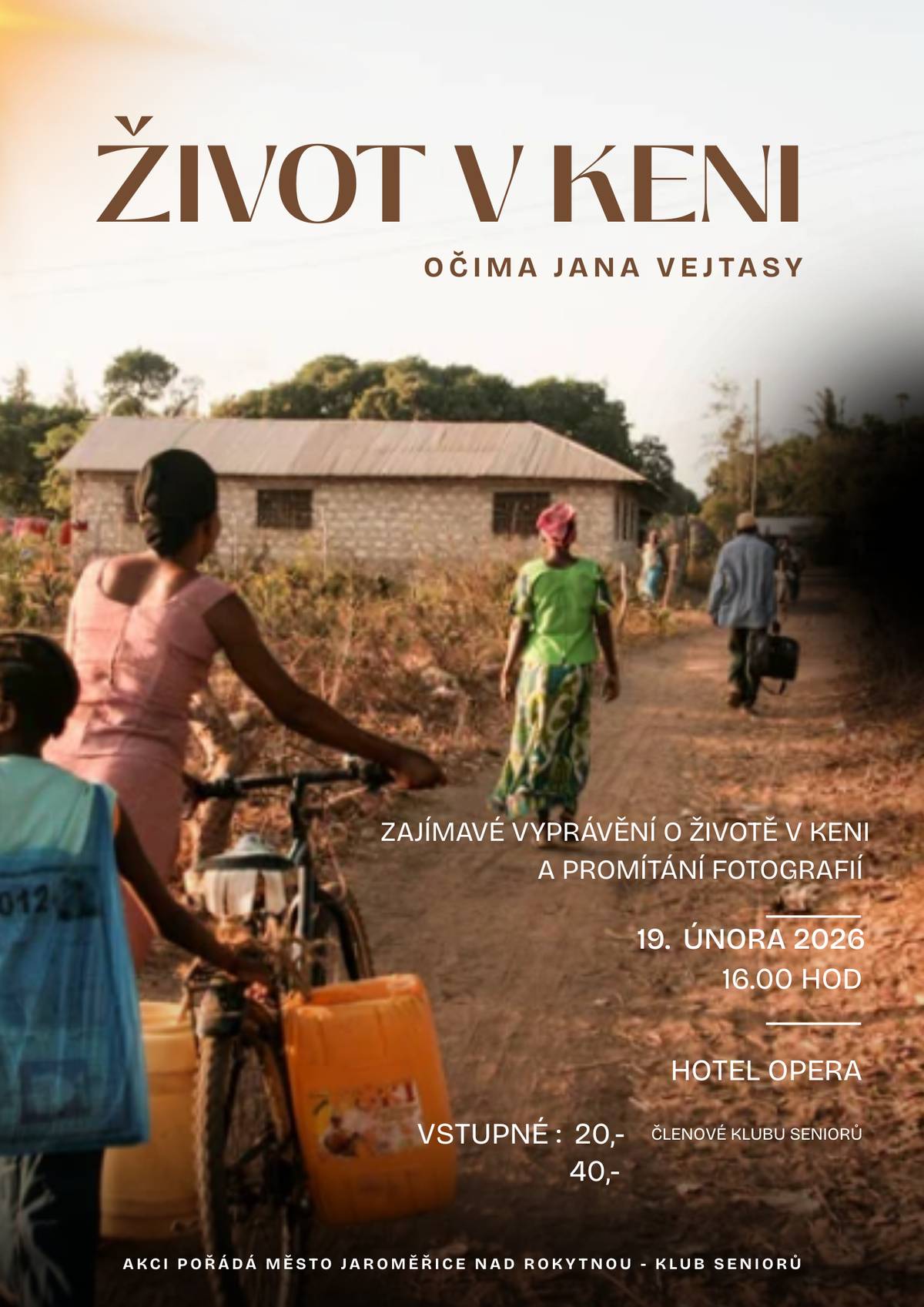 Přijďte si poslechnout vyprávění a prohlédnout si fotografie z Afriky. 📅 Čtvrtek 19. února🕓 16.00📍 Hotel Opera Těšíme se na vaši účast!