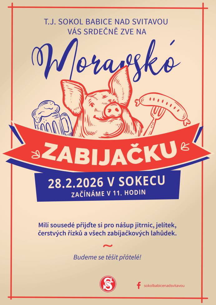 Sobota 28.2.2026 od 11:00 hod.