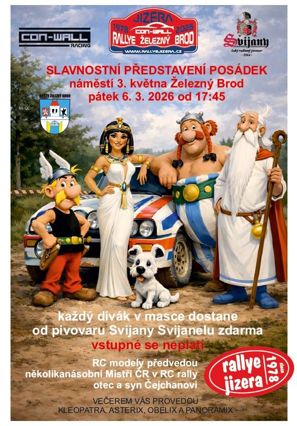 áměstí 3. května Železný Brod  pátek 6. 3. 2026 od 17:45