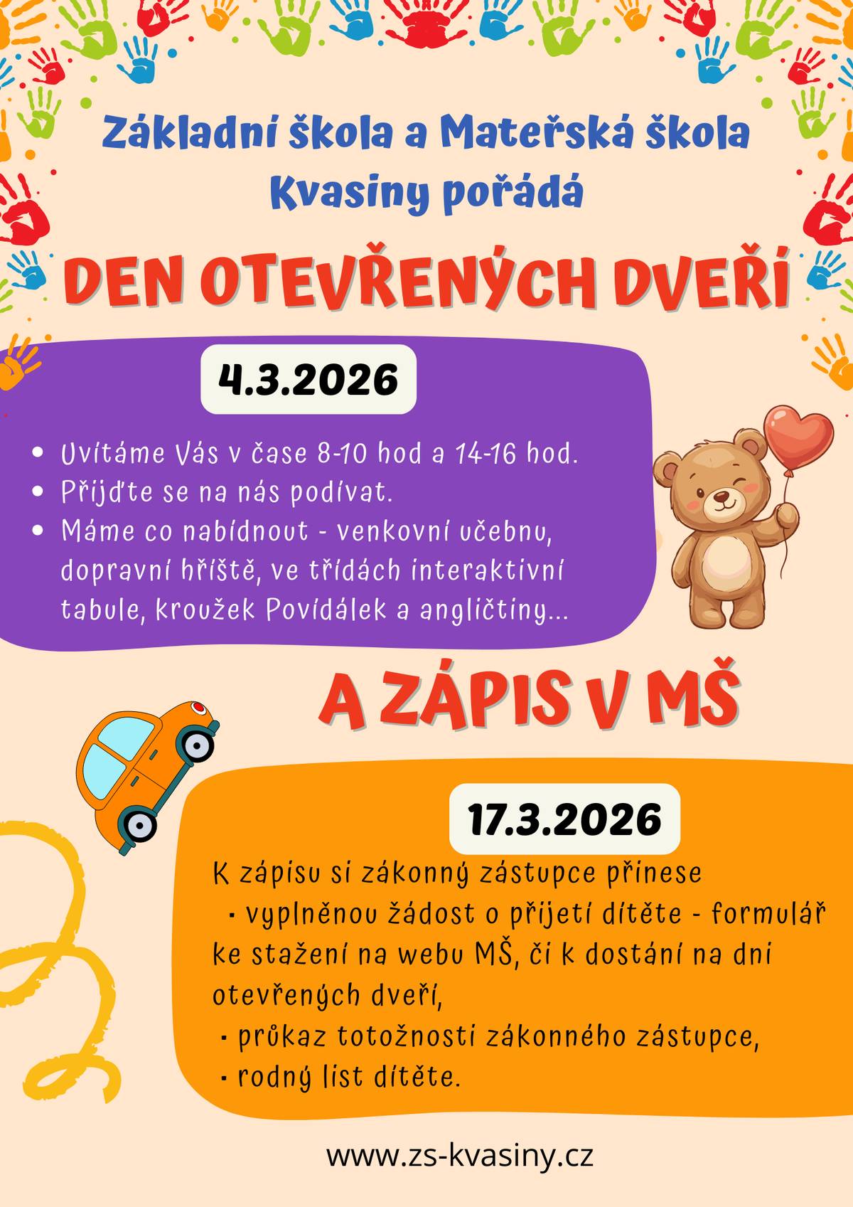 zve na den otevřených dveří