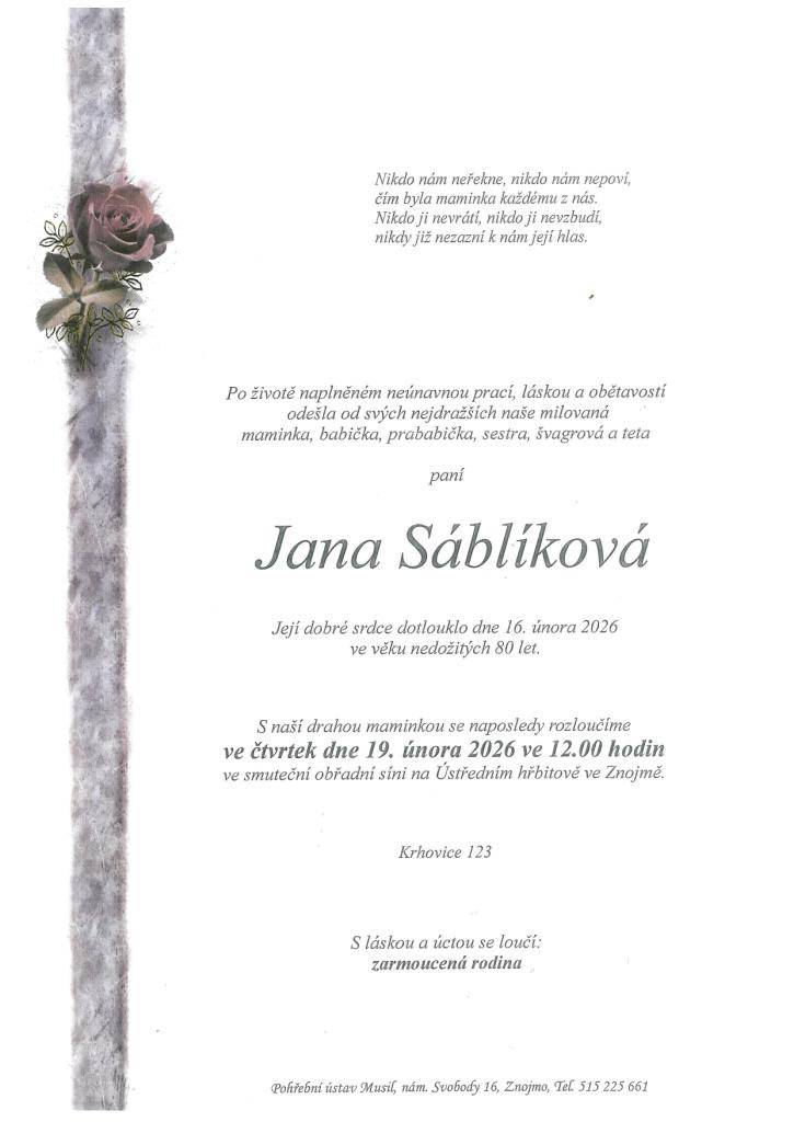 Parte Jana Sáblíková