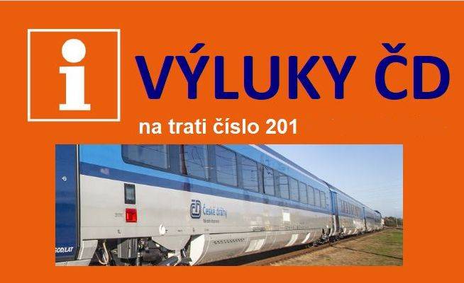 Informujeme Vás, že v březnu 2026 proběhnou výluky železniční přepravy na trati číslo 201 Milevsko - Písek s omezením provozu. Z tohoto důvodu budou všechny dotčené vlakové spoje nahrazeny autobusovou přepravou. Více informací naleznete na oficiálních stránkách ČD v sekci omezení provozu. (www.cd.cz/jizdni-rad/omezeni-provozu/).