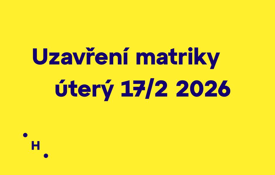 V úterý 17/2 bude z důvodu metodického školení k nové aplikaci správních evidencí, které bude provádět Ministerstvo vnitra, uzavřena matrika. Ověřování bude možné na Odboru vnitřních věcí.       Děkujeme za pochopení.