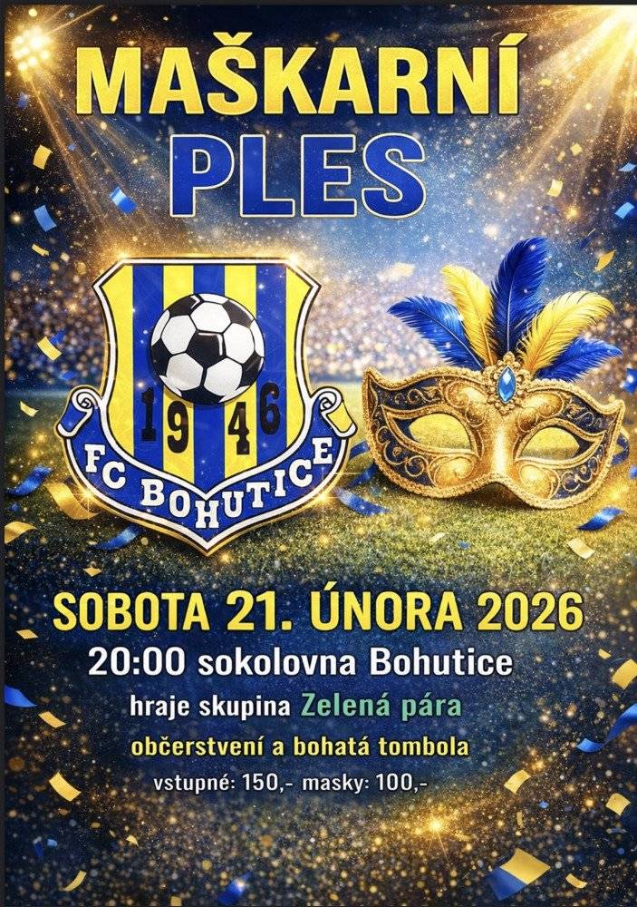 Pozvánka na maškarní ples