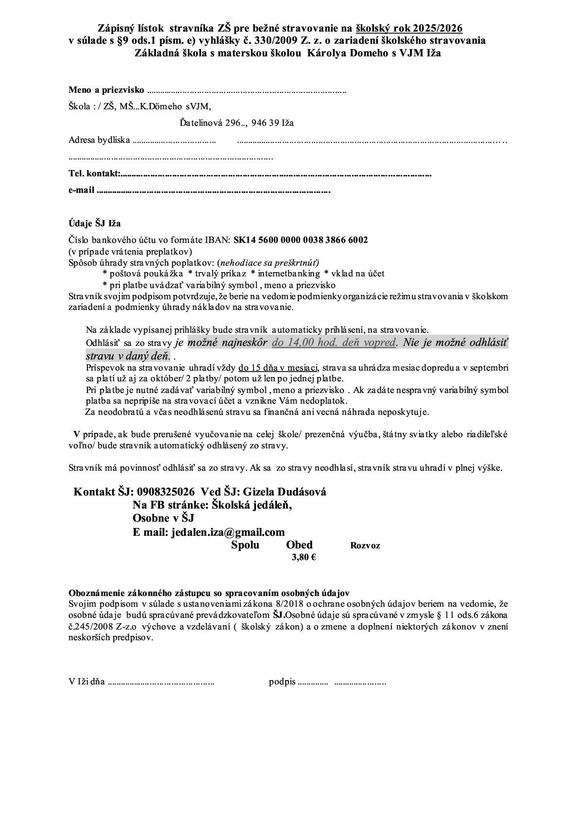 📢  Prihlasovanie na obedy pre dôchodcov / Ebédre való bejelentkezés nyugdíjasoknak /   🇸🇰 Dôchodcovia sa na obedy môžu prihlásiť pomocou vyplneného tlačiva. Tlačivá je možné vyplniť a odovzdať aj na obecnom úrade.   🇭🇺 A nyugdíjasok az ebédekre kitöltött nyomtatvánnyal tudnak bejelentkezni. A nyomtatványokat a községi hivatalban is ki lehet tölteni és ott leadni.