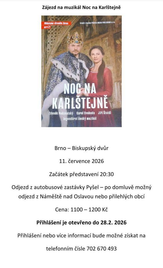 Připravte si krásný letní večer s divadlem v Brně.  Přihlašujte se již nyní.