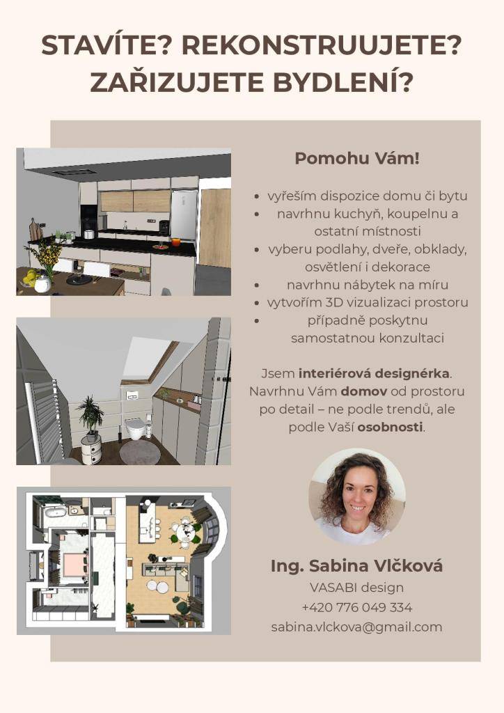 Jako interiérová designérka vám nabízím komplexní služby, které vám pomohou vytvořit útulný a osobitý domov.