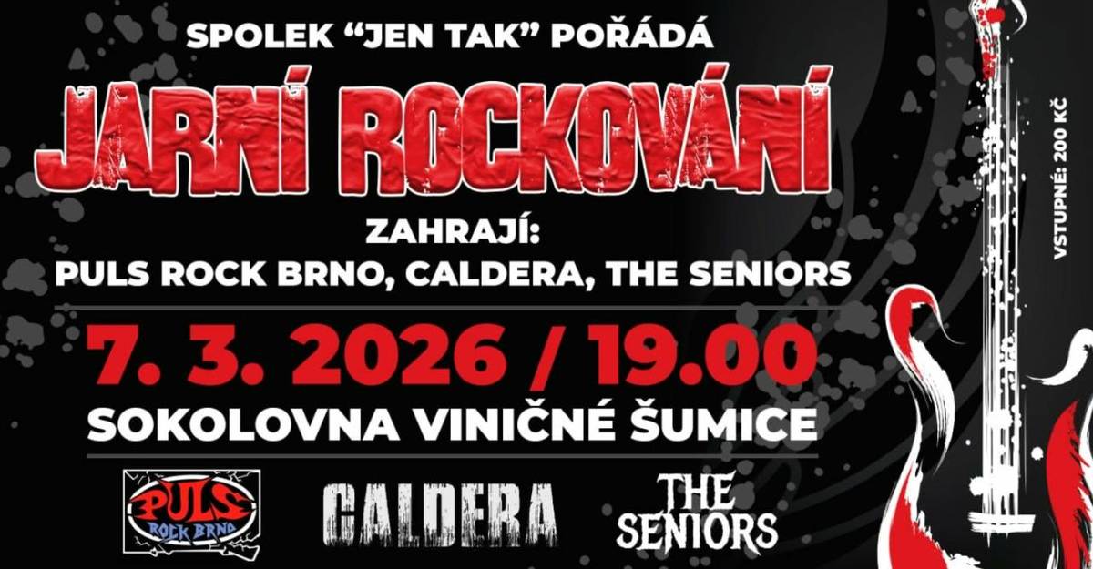 Zveme fanoušky legendární kapely Puls a dalších dvou kapel Caldera a The Seniors.