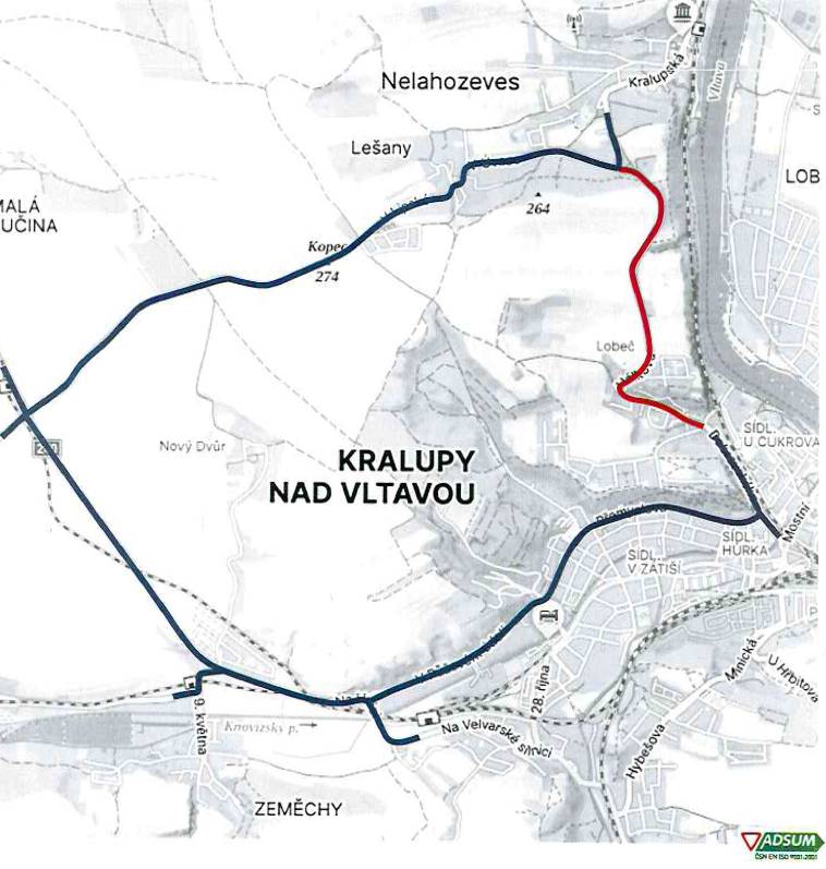 Vážení občané, Krajská správa a údržba silnic Středočeského kraje zahájí v následujících týdnech opravy vozovek, jež se dotknou také města Kralupy nad Vltavou. První plánovanou akcí je „Rekonstrukce silnice č. III/10149 Kralupy nad Vltavou – Nelahozeves“, která proběhne v termínu od 16. 3. 2026 do 17. 4. 2026. Rekonstrukce se týká úseku o délce 1,8 km, jenž bude veden od křižovatky Jeronýmovo náměstí – Hostivítova až po křižovatku u rozcestí Nelahozeves.  Důležité informace pro občany: • Po celou dobu prací bude umožněn vjezd rezidentům v lokalitách: Hostibejk, Lobeč, Na Baště a Na Skalách; • Autobusová zastávka „Kralupy nad Vltavou – Lobeč“ nebude po dobu rekonstrukce obsluhována (výlukové jízdní řády budou uveřejněny později); • Svozy komunálního odpadu a bioodpadu budou probíhat beze změny, dle stanoveného harmonogramu.   Žádáme občany o zvýšenou opatrnost a děkujeme za pochopení a trpělivost během realizace této důležité opravy, která přispěje ke zlepšení kvality a bezpečnosti dopravy.