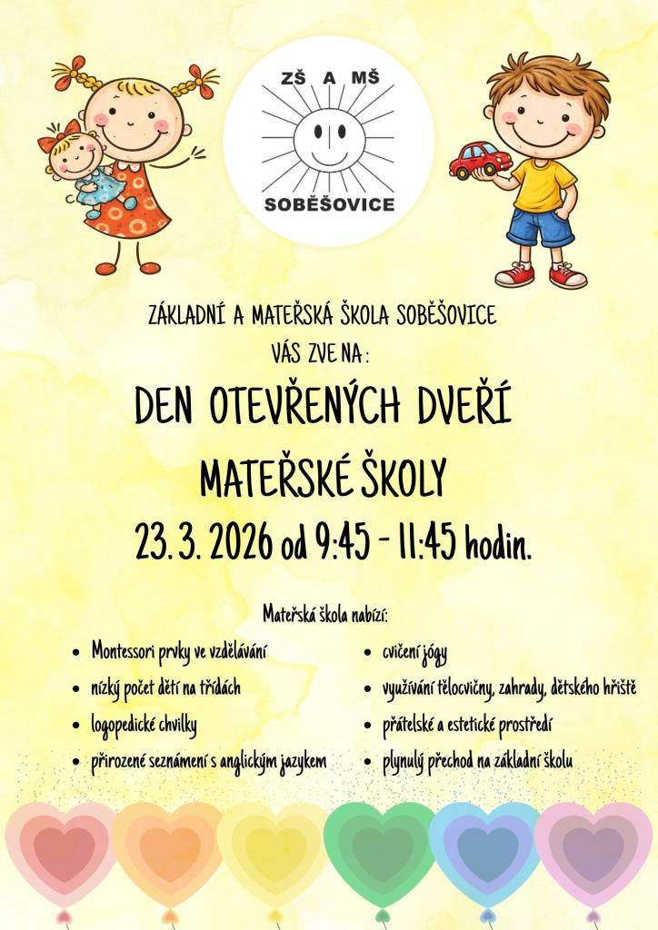 Den otevřených dveří MŠ