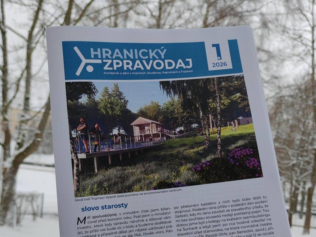 Vyšlo první letošní číslo Hranického zpravodaje, nabušené informacemi o dění ve městě.
