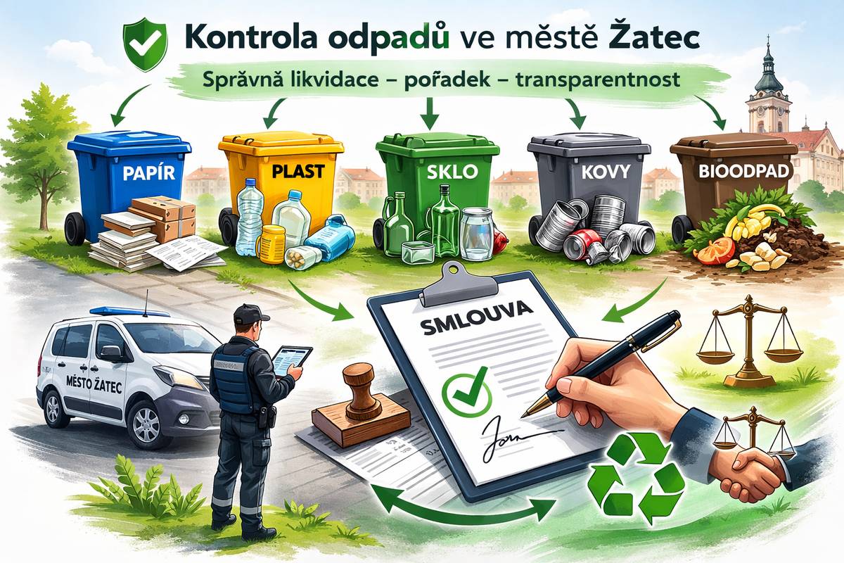 Od druhého čtvrtletí letošního roku začne město Žatec aktivně dohlížet na plnění povinností podnikatelských subjektů v oblasti likvidace odpadů. Cílem této změny je zajistit větší pořádek, transparentnost a spravedlivé fungování městského odpadového systému. Podrobnosti zde: Město Žatec zavádí kontrolu nakládání s odpady u podnikatelů - Oficiální stránky města Žatec