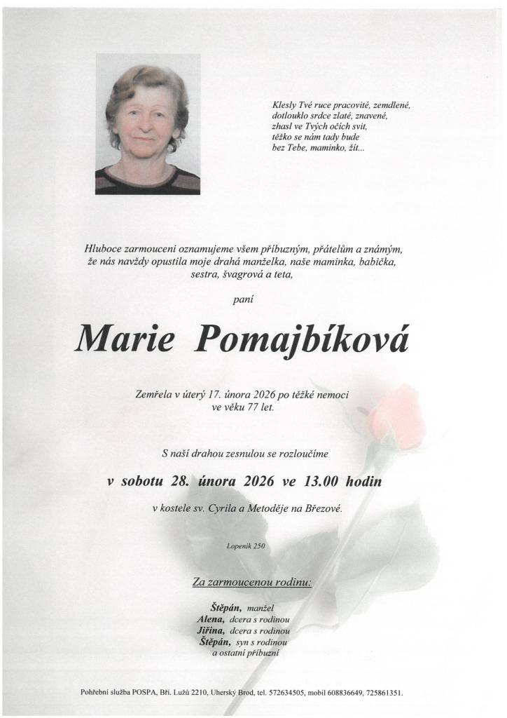 Marie Pomajbíková