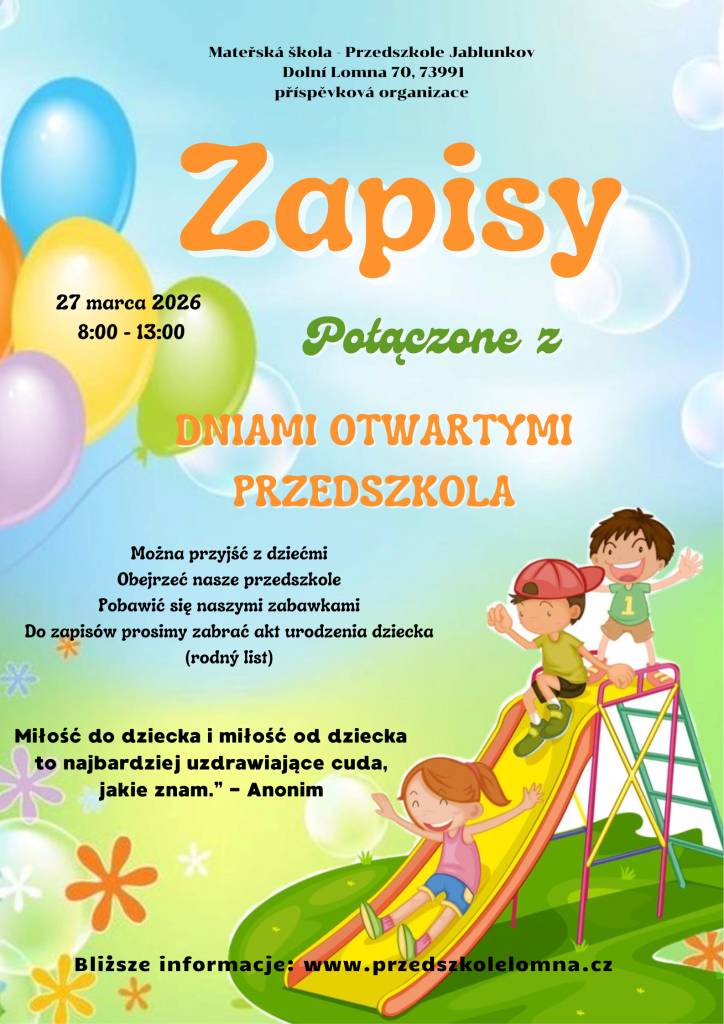 Zapisy do przedszkola