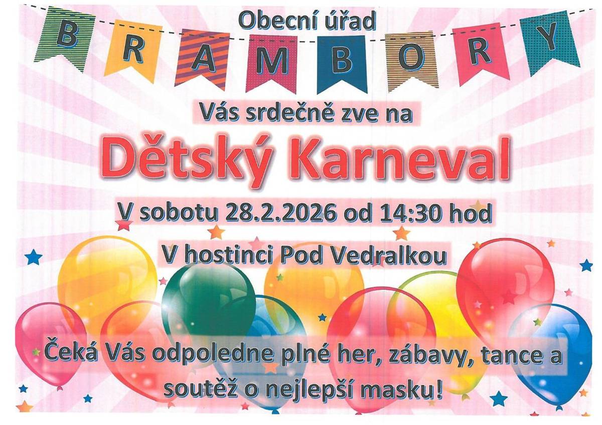 Maškarní karneval v Bramborách