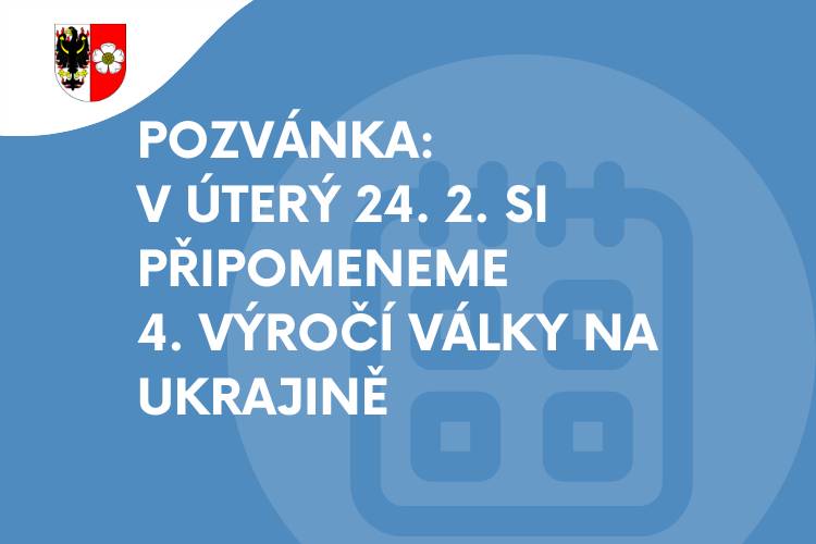 Všichni jste srdečně zváni v úterý 24. února od 18 hodin k soše vojáka na Školním náměstí.