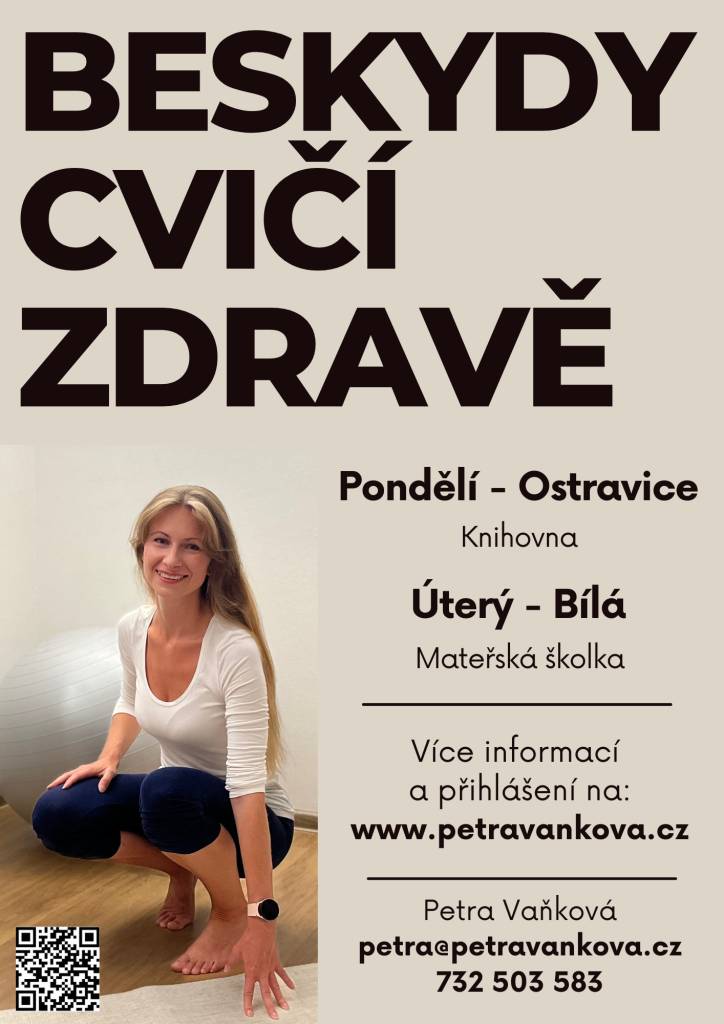 V úterý 3.3.2026 se opět sejdeme u prvního cvičení v roce 2026. Pokud jste dosud na cvičení nechodili, zaregistrujte se na webu www.petravankova.cz