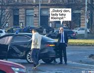 TMBK: Smolné pondělní ráno. Ministr kultury měl autonehodu