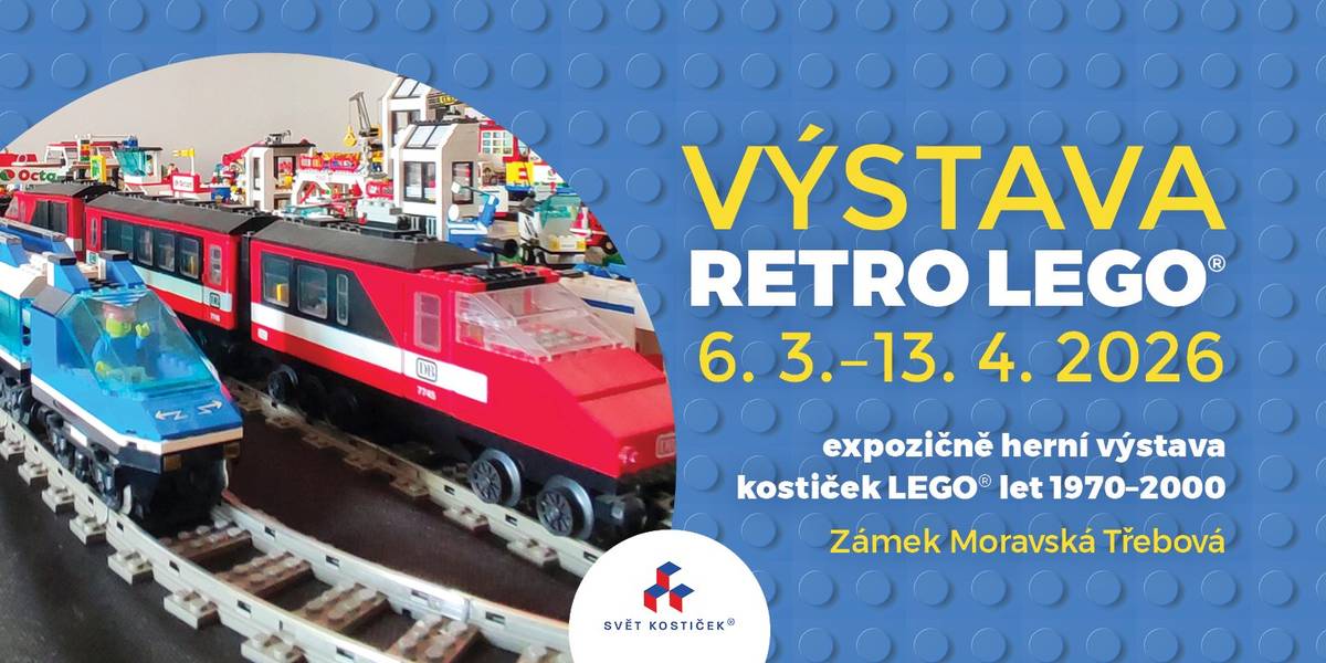 Láká vás expozičně herní výstava kostiček Lego z let 1970-2000? Neváhejte a přijďte za námi na Zámek Moravská Třebová. pro více informací ➡️ www.zamekmoravskatrebova.cz