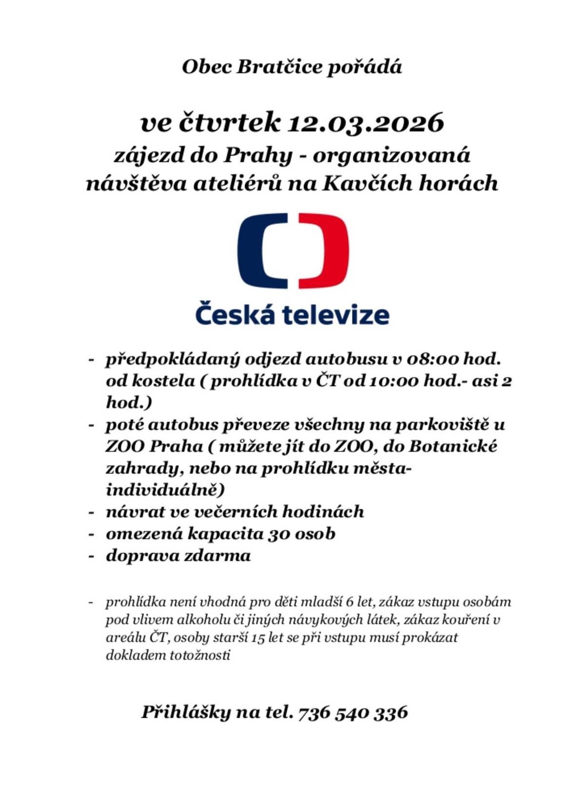 Stále jsou volná místa. Můžete se přihlásit.