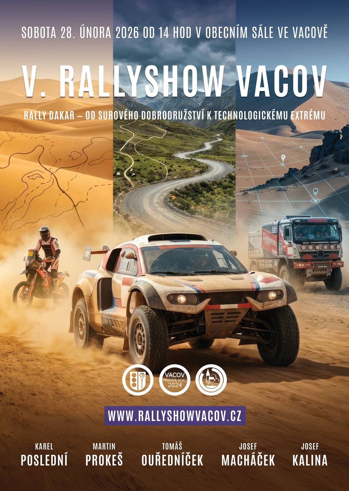 Pro milovníky motoristického sportu je připraven další ročník rallyshow Vacov.