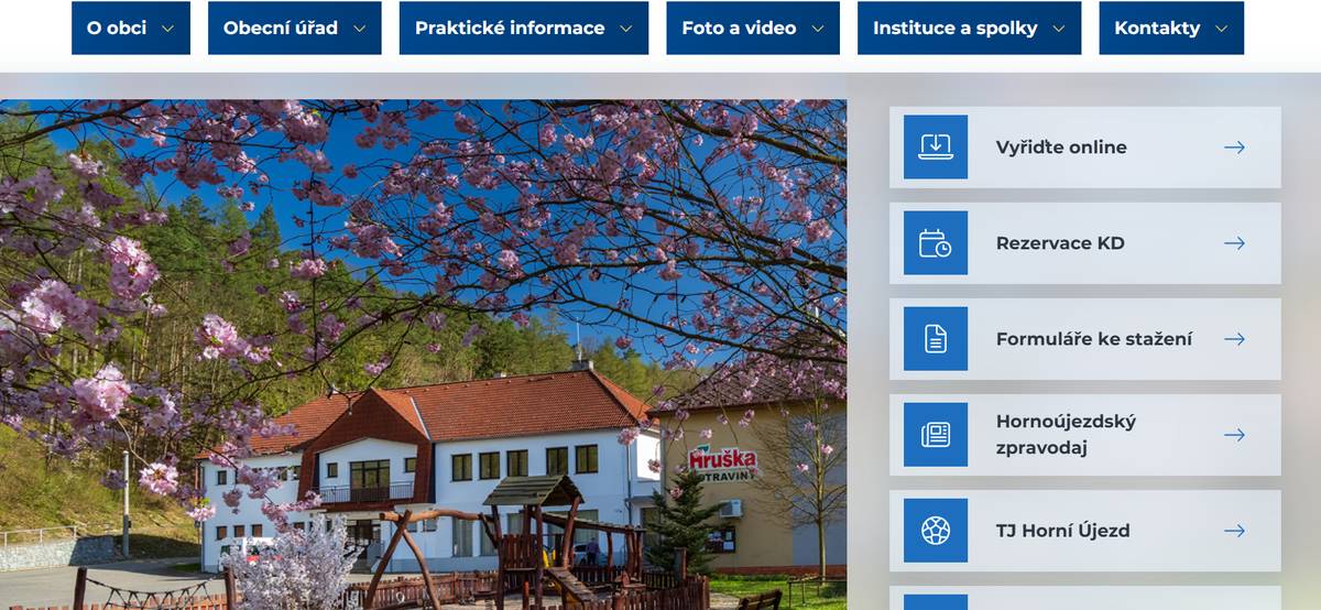 Vážení občané, oznamujeme, že byly spuštěny nové webové stránky Horního Újezda(www.horniujezd.cz)