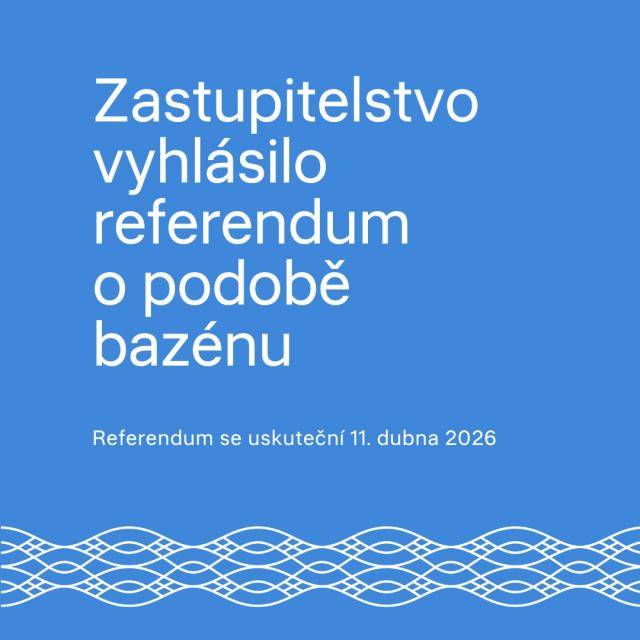 Zastupitelstvo města Prostějova dne 23. února 2026 většinově schválilo vyhlášení místního referenda o podobě připravovaného plaveckého bazénu. Referendum se uskuteční 11. dubna 2026.                               Číst dál...