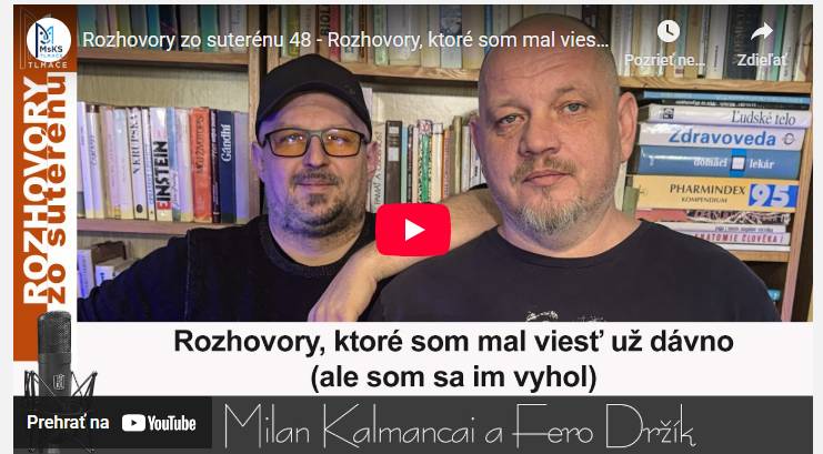 Sú rozhovory, ktoré odkladáme. Nie preto, že by nebol čas. Ale preto, že by mohli niečo zmeniť. Túto epizódu sme mali nahrať už dávno. A presne preto sme ju tak dlho nenahrali. O slovách, ktoré ostávajú visieť vo vzduchu. O vetách, ktoré si skúšame v hlave, ale nikdy ich nepovieme nahlas. O rozhovoroch, ktoré môžu bolieť – ale ešte viac bolí ich ticho. Otvorene, priamo, bez obchádzania. Možno si pri počúvaní spomenieš na jeden rozhovor, ktorý ťa ešte čaká. Spolupráca Milan Kalmancai Fero Držík Držík Juraj Hruška   https://mskstlmace.sk/rozhovory-zo-suterenu-48-rozhovory-ktore-som-mal-viest-uz-davno-ale-som-sa-im-vyhol/