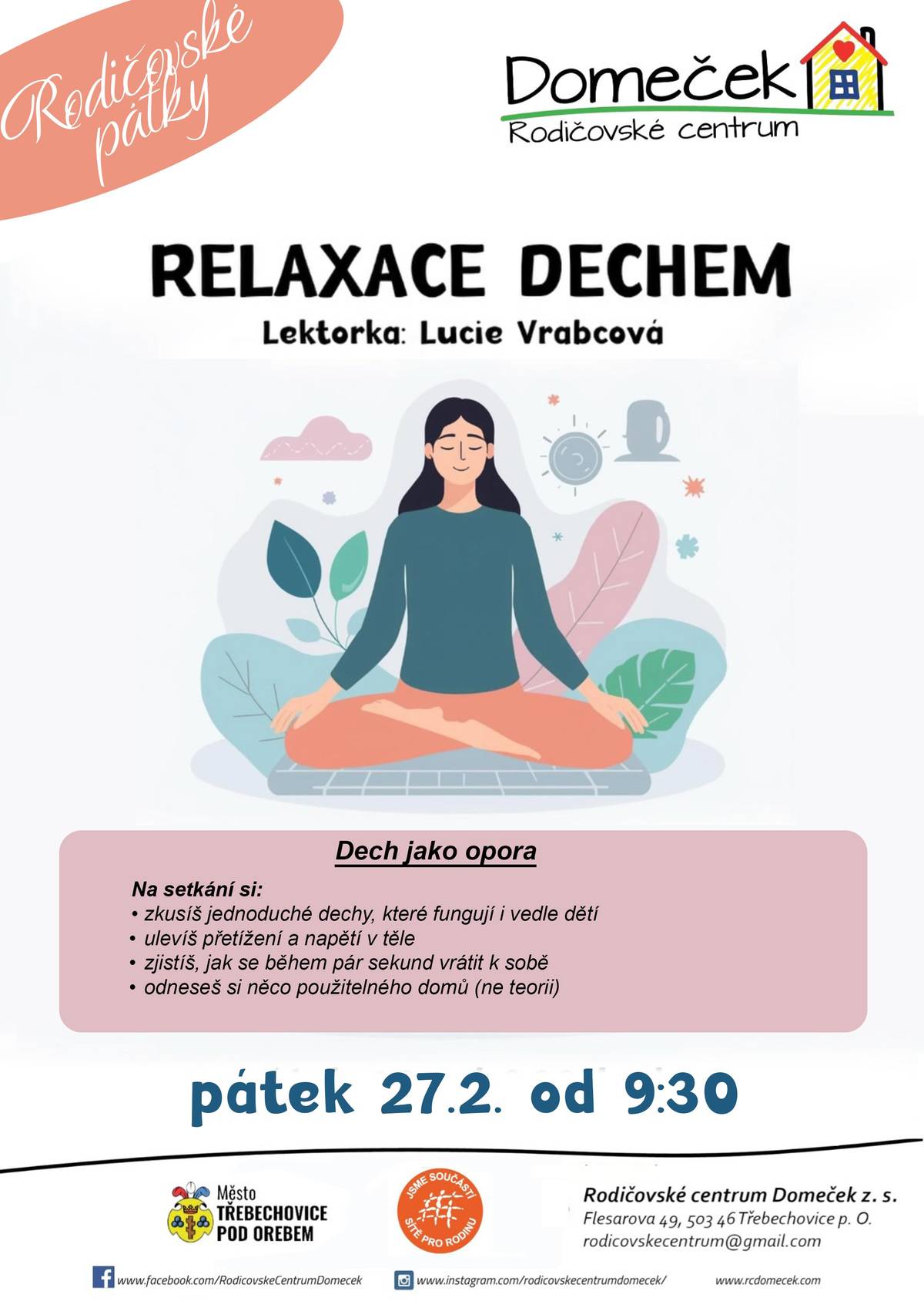 Relaxace dechem v RC Domeček