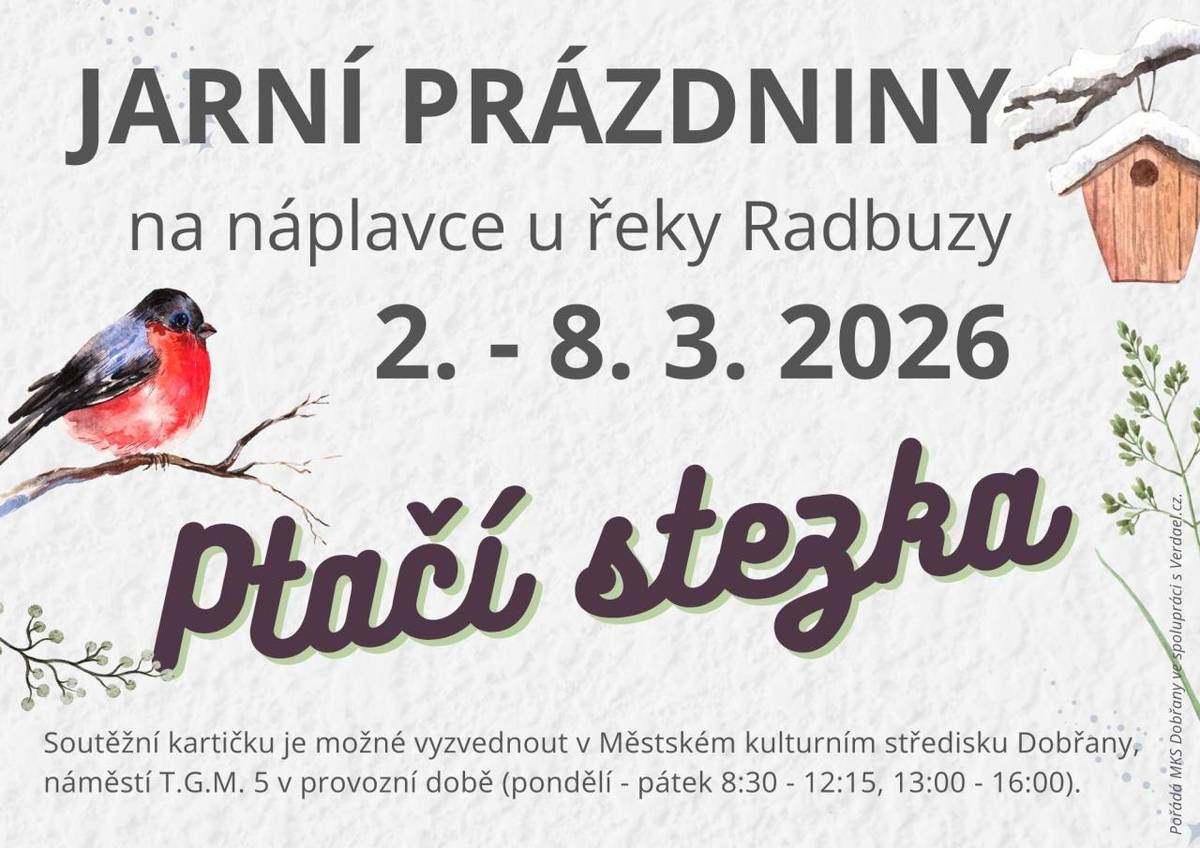 Soutěžní kartičky budou k vyzvednutí v MKS Dobřany.