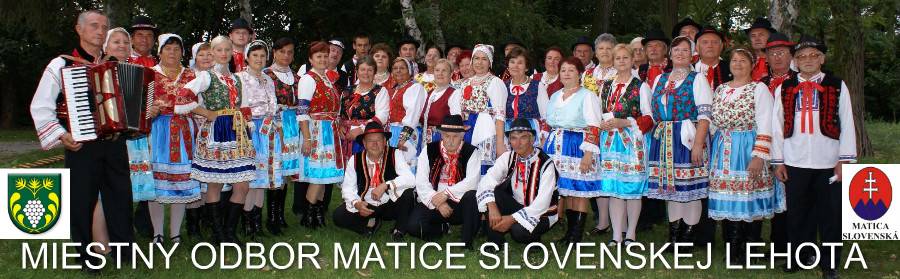 Miestny odbor Matice slovenskej Lehota v rámci uchovávania ľudových tradícií, organizuje dňa 18. apríla 2026 v miestnom Kultúrnom dome už 15. matičný krojový ples.