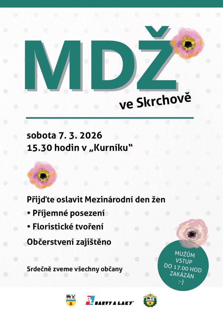 sobota 7. 3. 2026  15.30 hodin v „Kurníku“