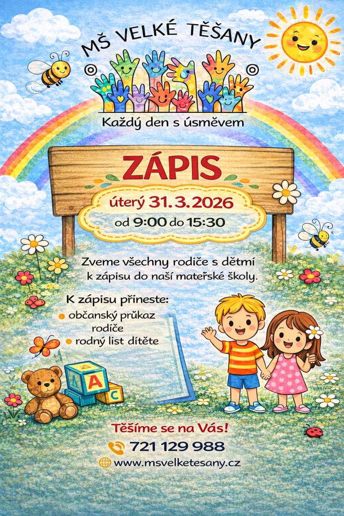 Zápis do MŠ.