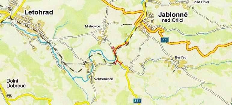 Dne 26.2.2026 v dobývacím prostoru Bystřec společnosti Českomoravský štěrk, a. s., v době od 10:10 do 11:10 hodin bude proveden clonový odstřel. V době odstřelu bude na dobu cca 20 minut provedena úplná uzavírka silnic č. II/311, III/3118 a III/3119. Prostot uzavírky silnic je vyznačen na připojené mapce. Děkujeme Vám za respektování tohoto bezpečnostního opatření.  Martin Peter, technický vedoucí odstřelů