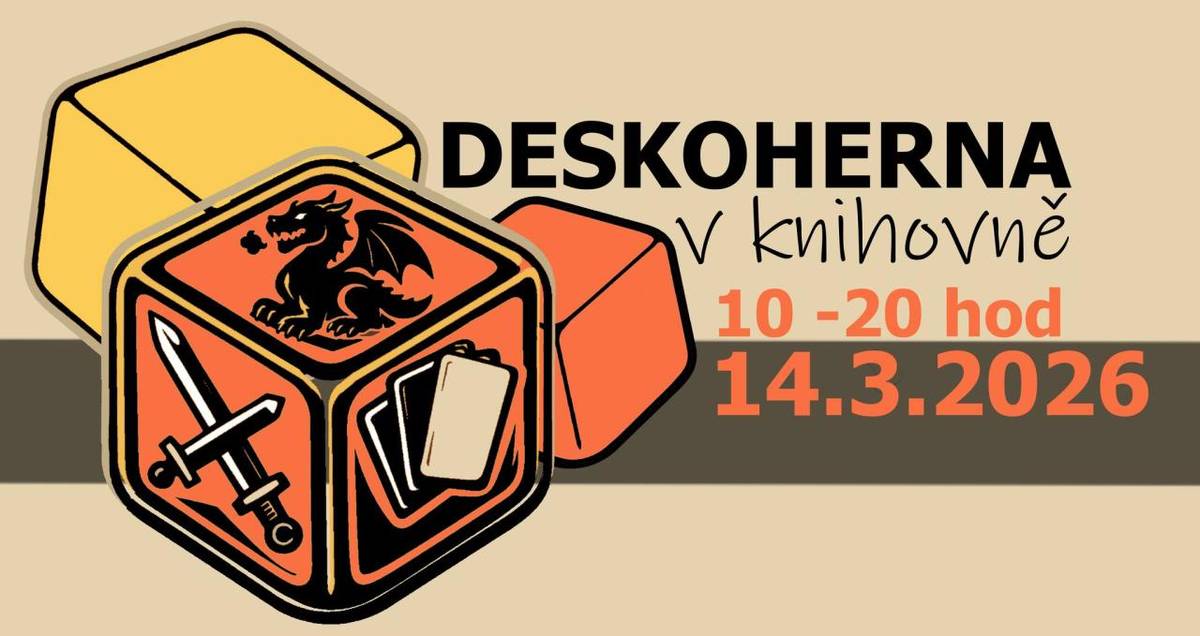 Deskoherna Rakovník spolu s Městskou knihovnou Rakovník pořádají den plný stolních her.