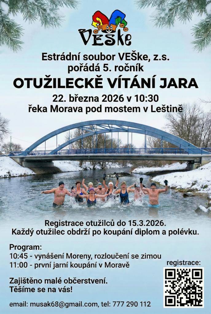 Leština u mostu 22.3.2026 od 10:30