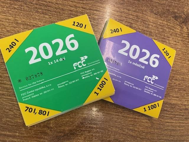 Upozorňujeme, že koncem února končí lhůta pro svoz TKO s loňskou známkou. Nádoby je třeba od 1.3.2026 opatřit známkou pro rok 2026, jinak  nebudou obslouženy. V případě, že ještě novou známku nemáte, lze poplatek uhradit na pokladně OÚ v hotovosti či kartou, nebo platbu zaslat co nejrychleji bezhotovostně a známka vám bude doručena.