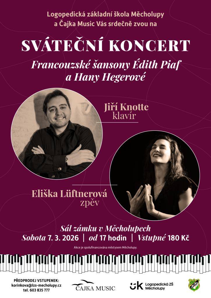 07.03.2026 od 17.00hodin  Vstupné 180,-Kč