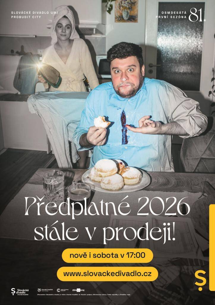 PŘEDPLATNÉ 2026 je stále v prodeji. V příloze je plakát a brožura s podrobnými informacemi o jednotlivých skupinách i všech výhodách, které předplatné přináší.