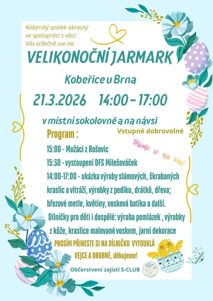 Akce se koná 21.3.2026 od 14:00-17:00