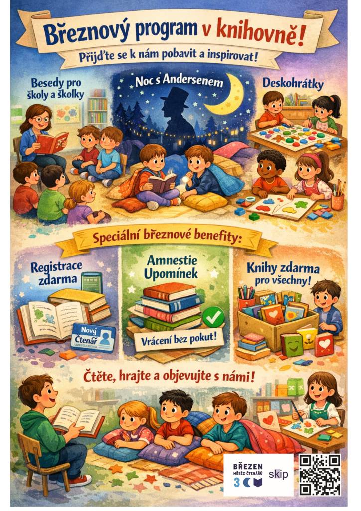 V průběhu měsíce března připravíme pestrý program pro veřejnost i školy